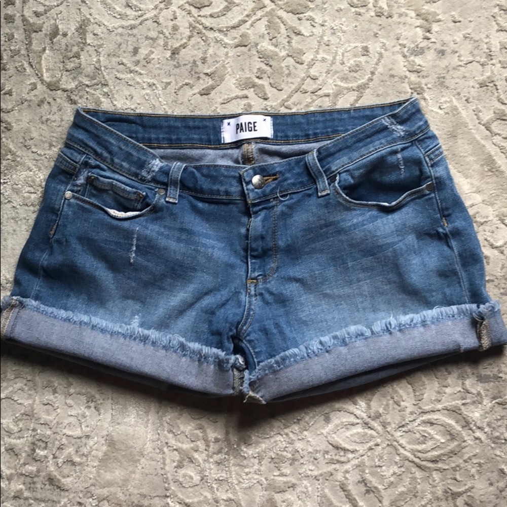 Paige Denim Cut Off Shorts Size 27
